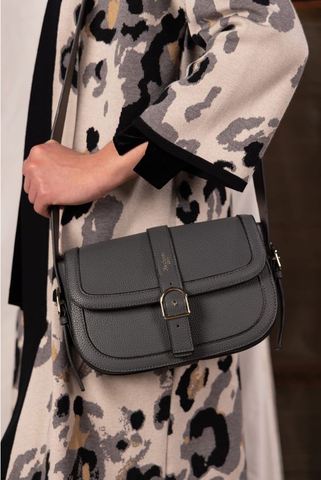Grey Saddle Bag