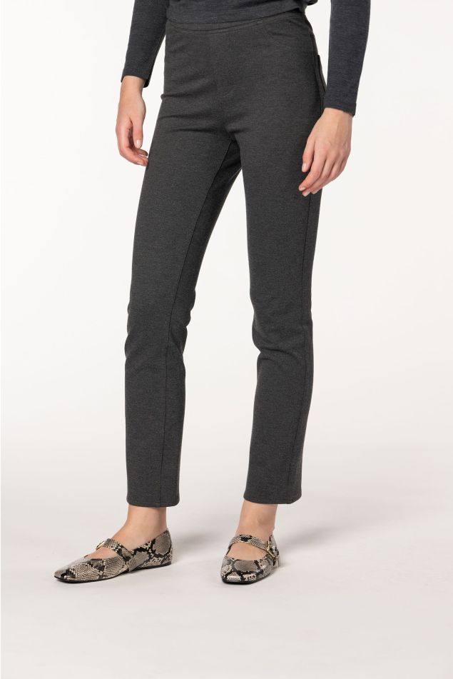 Pantaló de cinc butxaques en punt milà