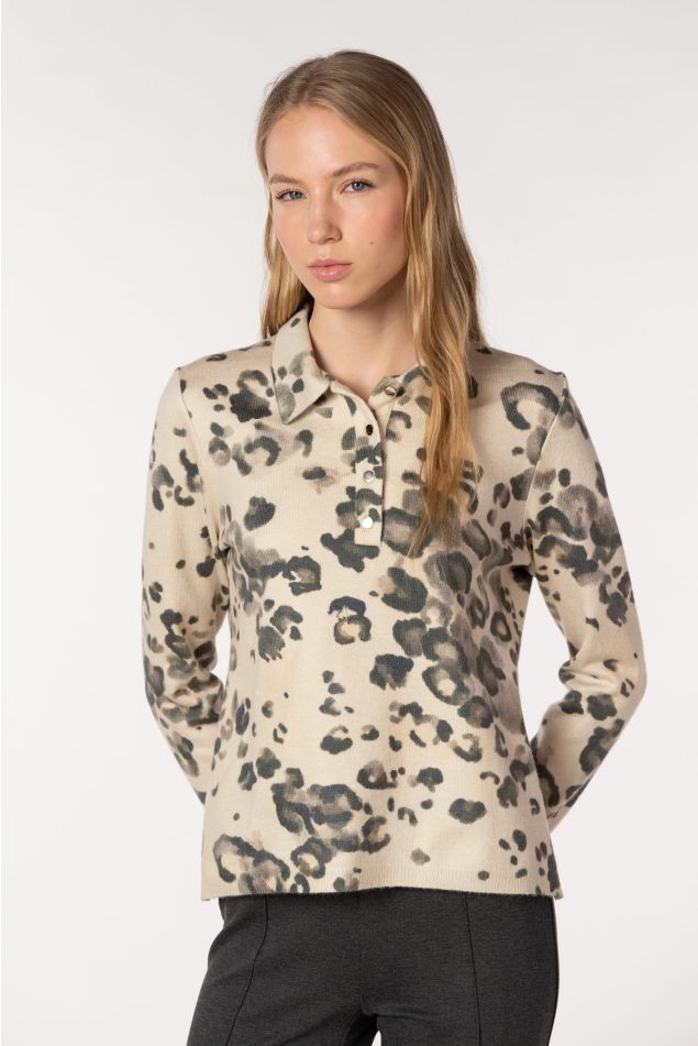 Polo estampat animal