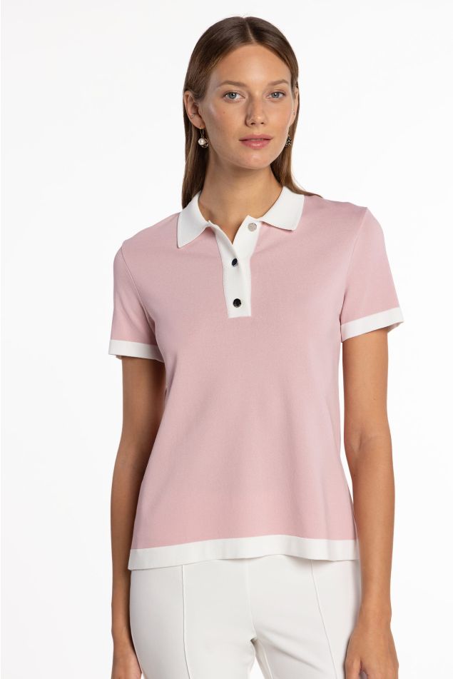 Knit Polo Sweater