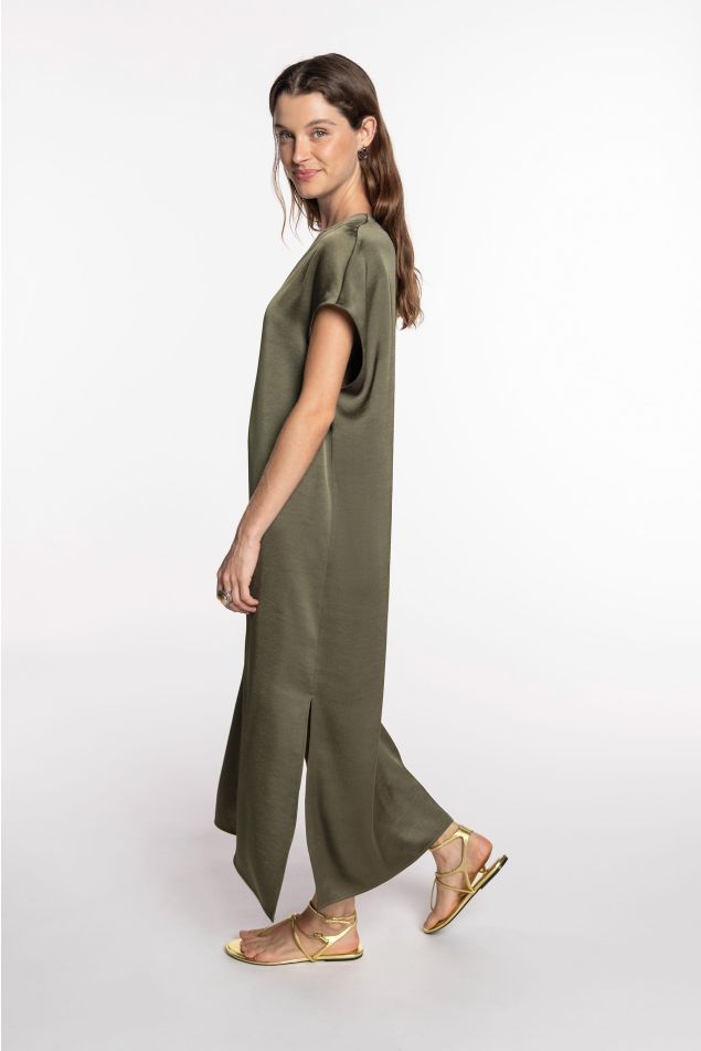 Vestit llarg de doble setí