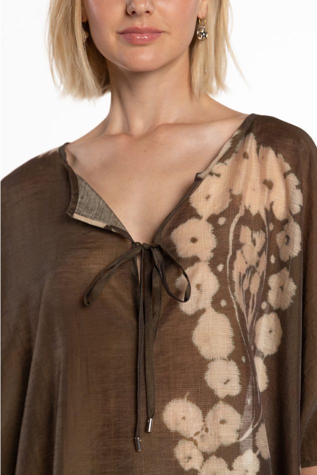 Paisley Linen Caftan