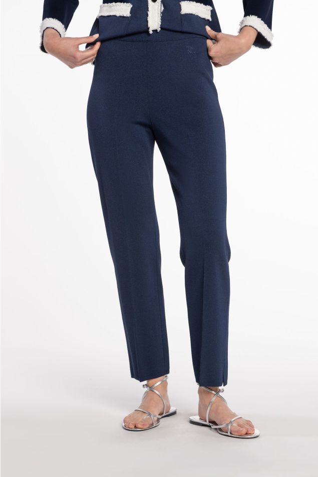 Pantaló de punt de tall ajustat