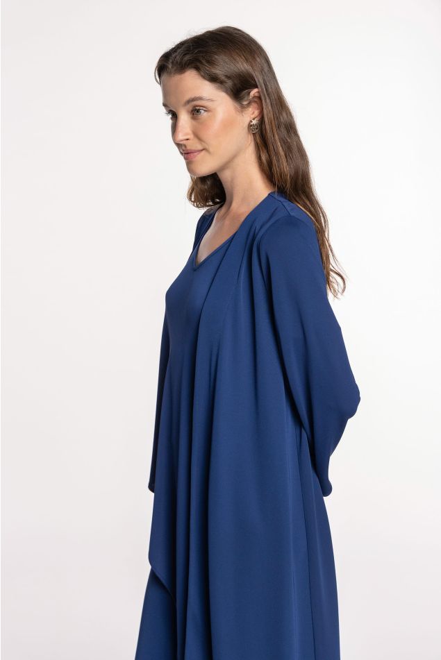 Jersey Kimono with Three-Quarter Sleeves