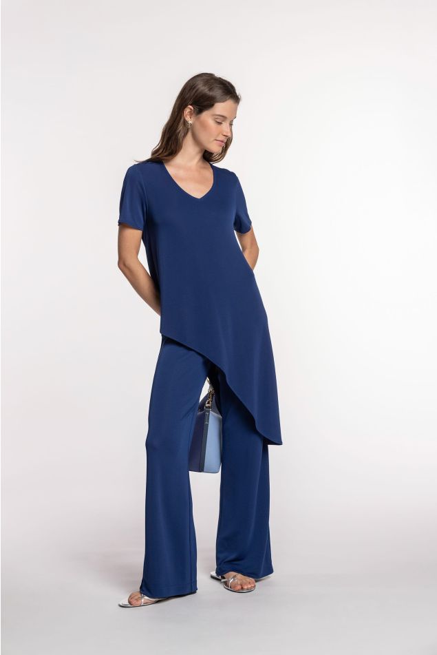 Asymmetrical Jersey Tunic