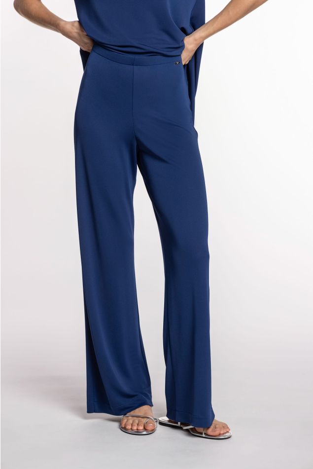 Flared Jersey Pants
