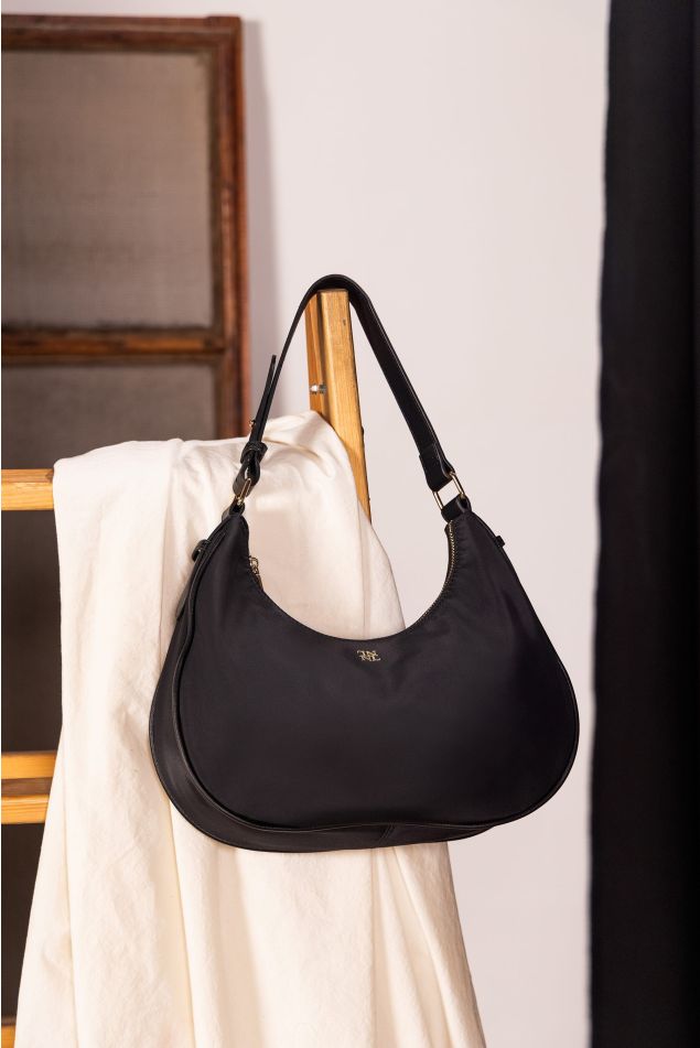 Black Crescent Bag