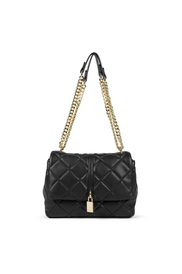 Medium Black Quilted Bag
