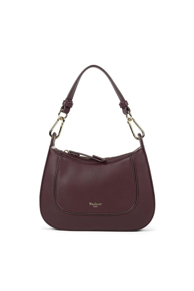 Burgundy Crescent Bag