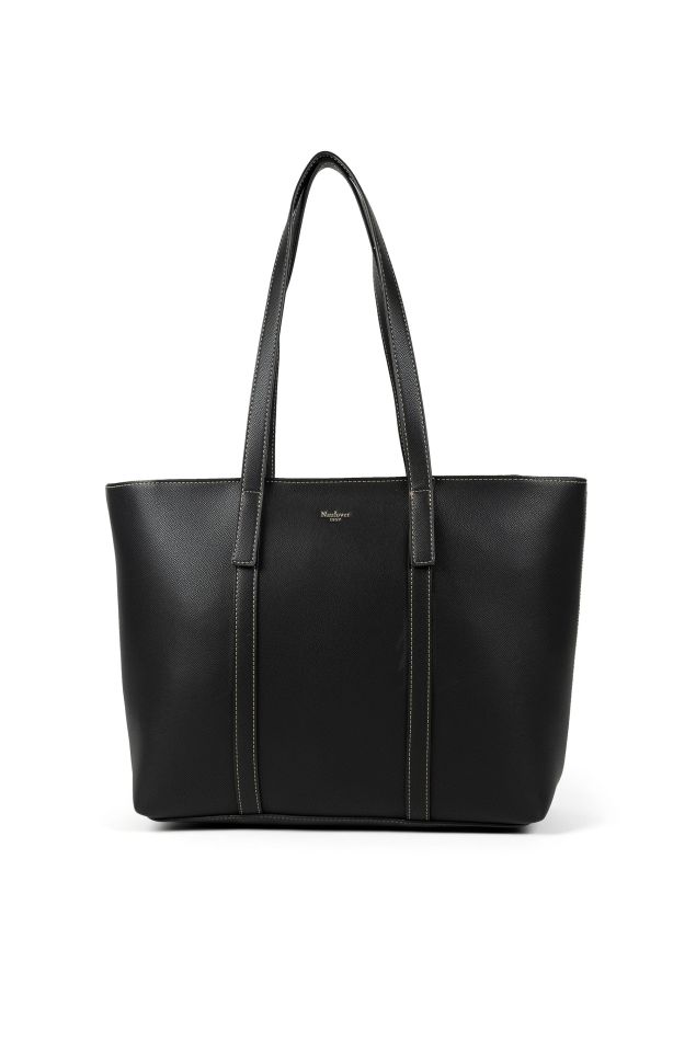 Black Manhattan Shopping Bag