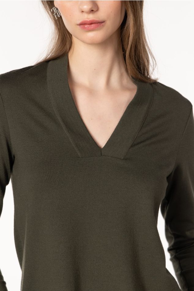Vicose-blend Pullover