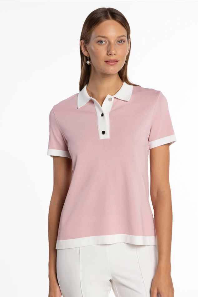 Knit Polo Sweater