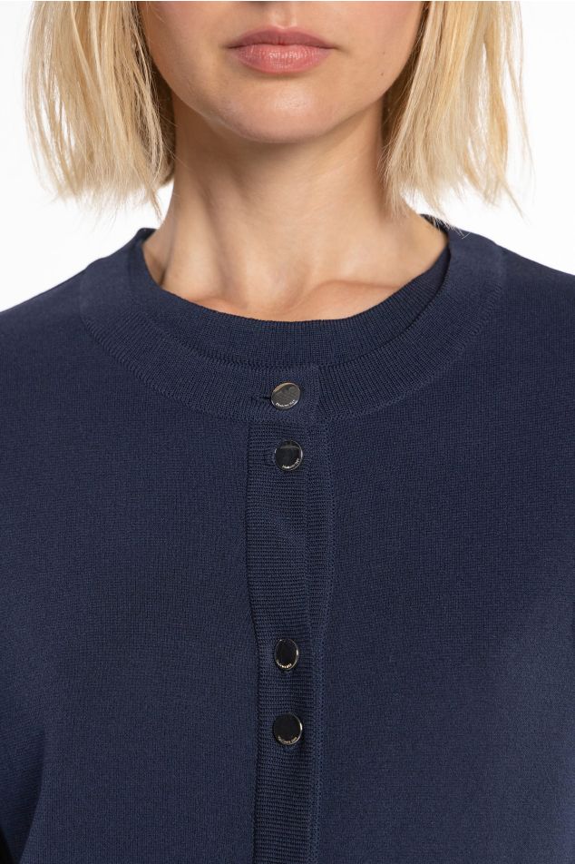 Knit Jacket with Buttons