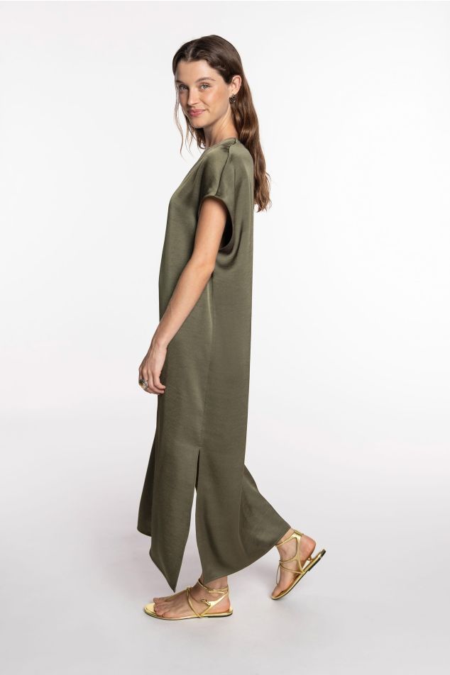 Vestit llarg de doble setí