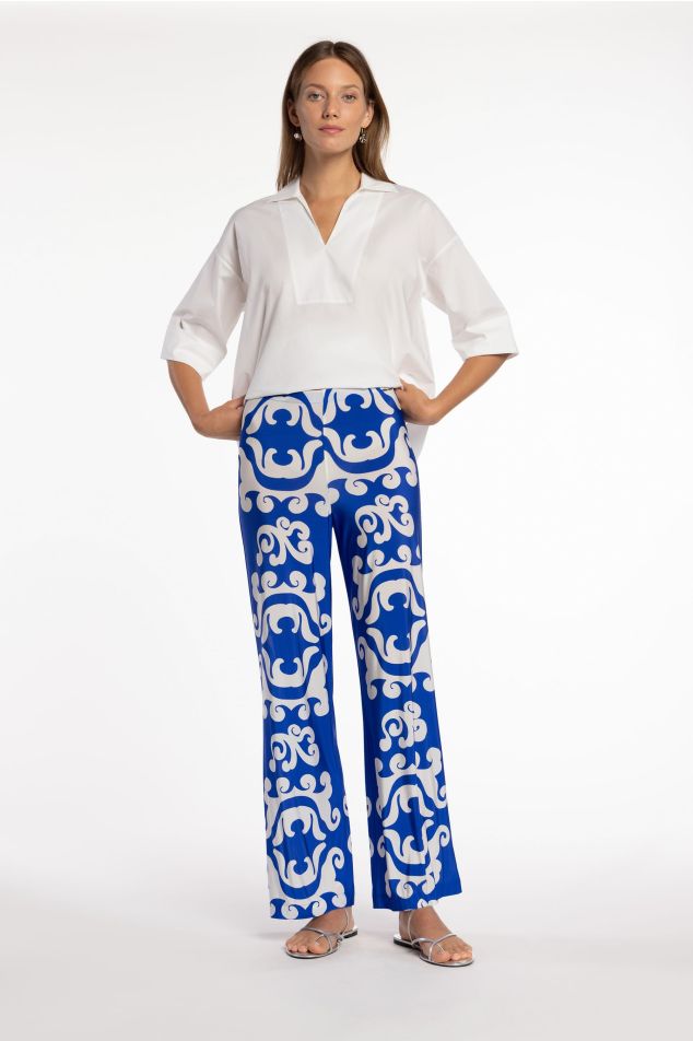Printed Jersey Pants