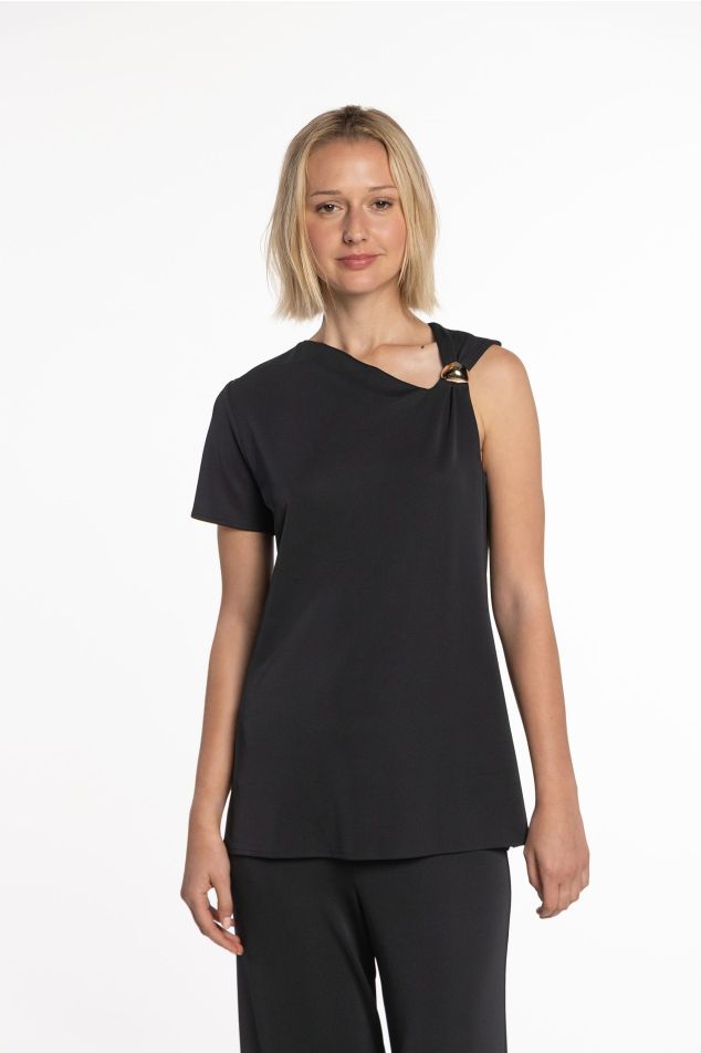 Asymmetrical Jersey Top