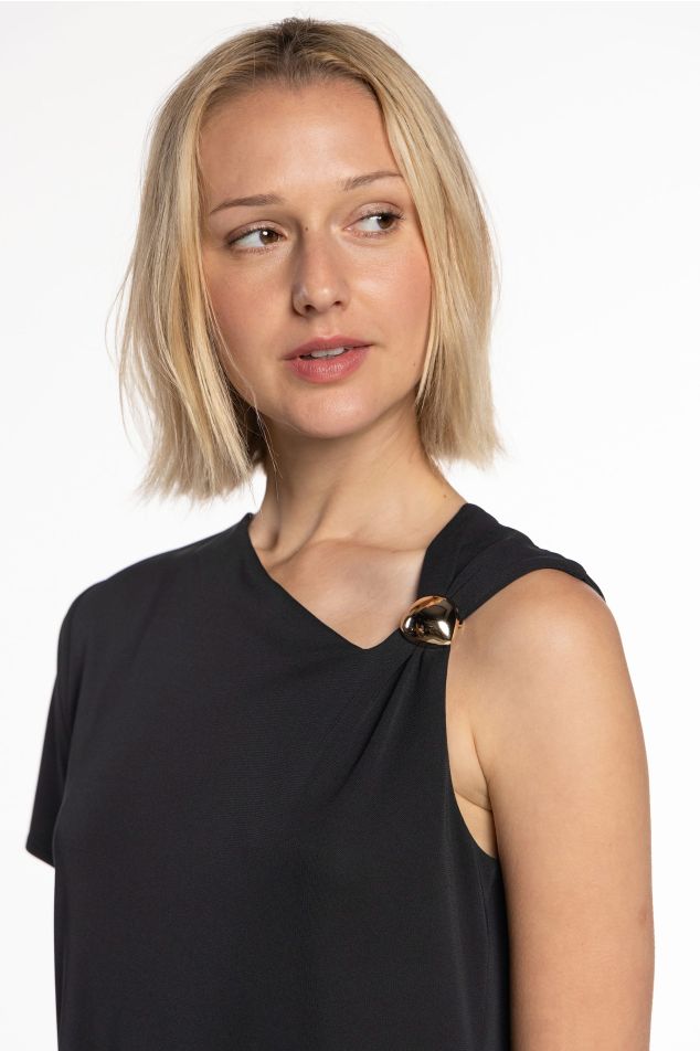 Asymmetrical Jersey Top