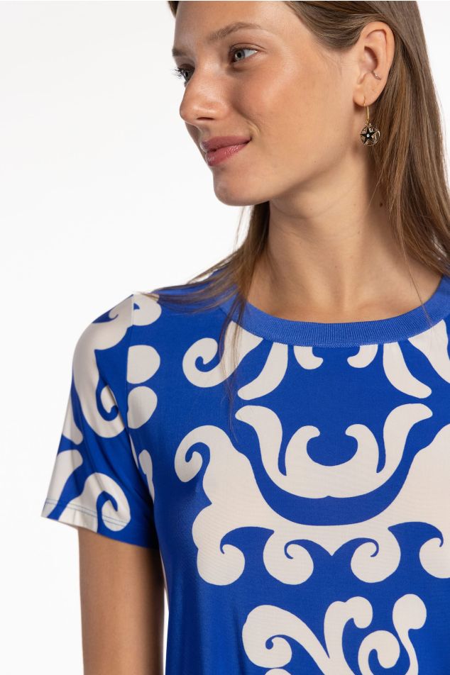 Printed Jersey Top