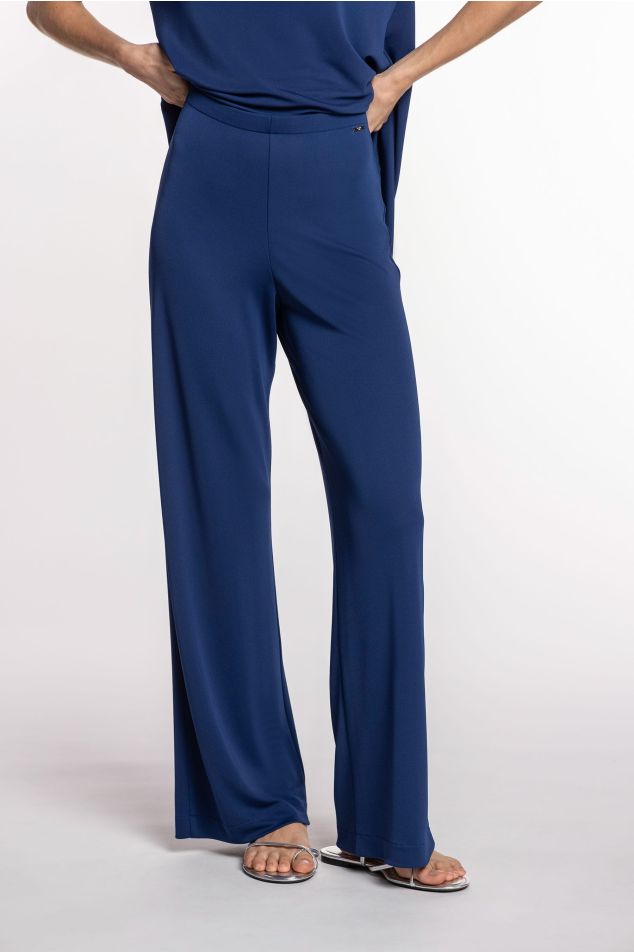 Flared Jersey Pants