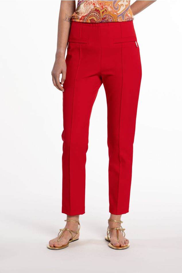 Slim-Fit Stretch Twill Pants