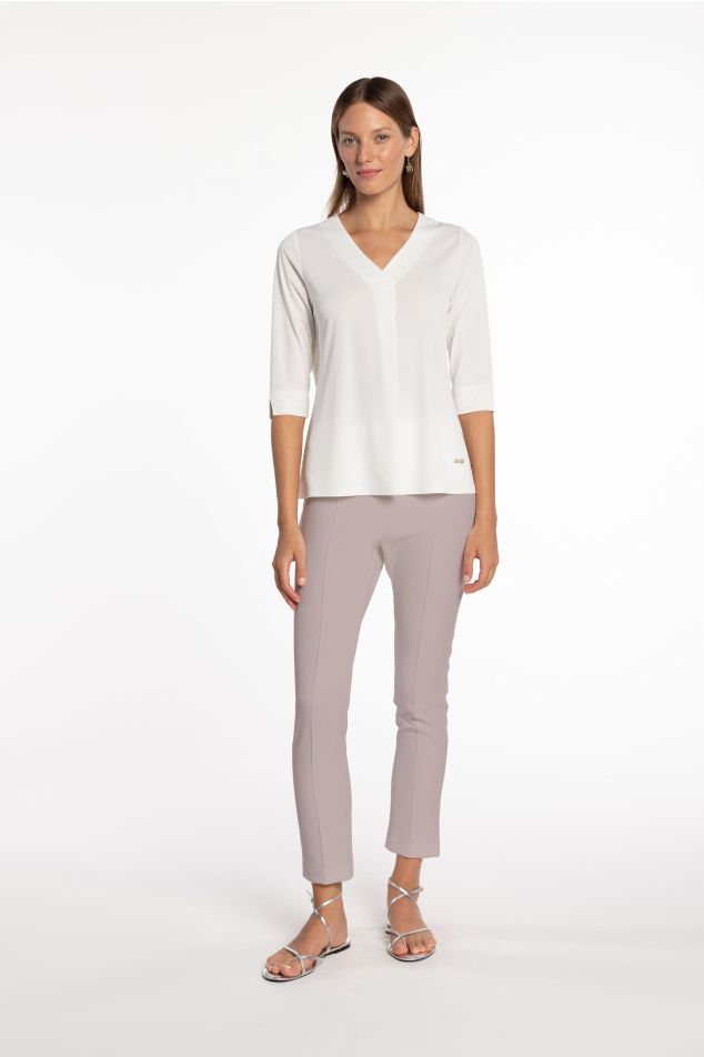 Slim-Fit Stretch Twill Pants