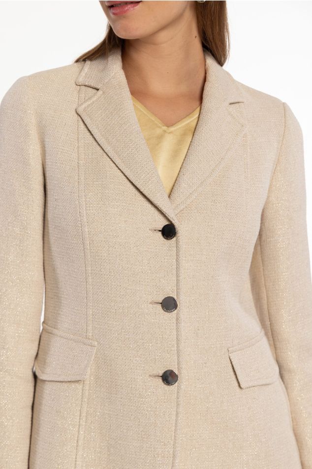 Americana de tweed amb lúrex