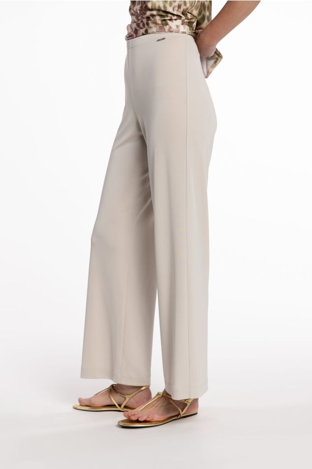 Flared Jersey Pants