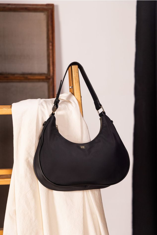 Black Crescent Bag