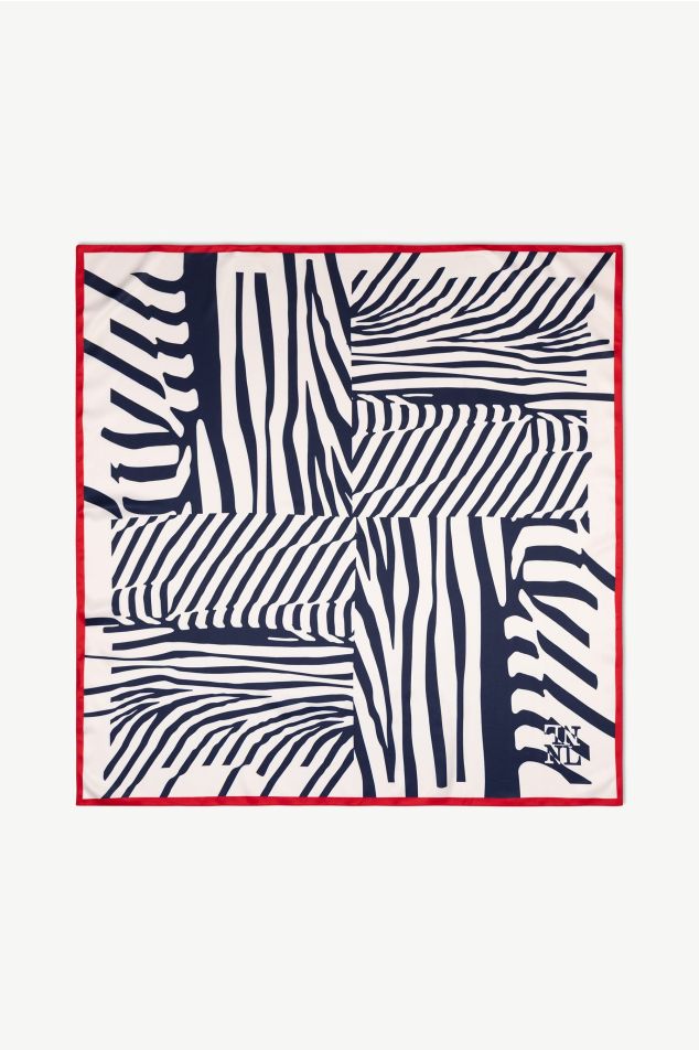 Zebra Print Carré Scarf
