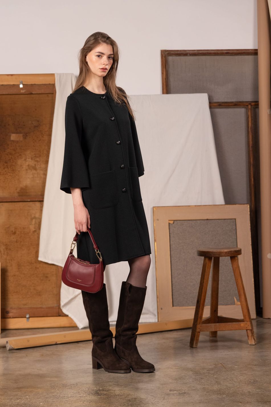Three-Quarter Milano Knit Jacket