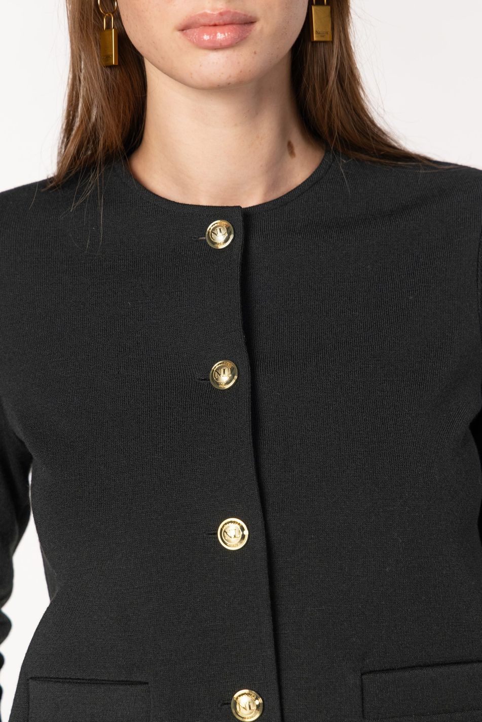 Milano Knit Jacket with Welt Pockets