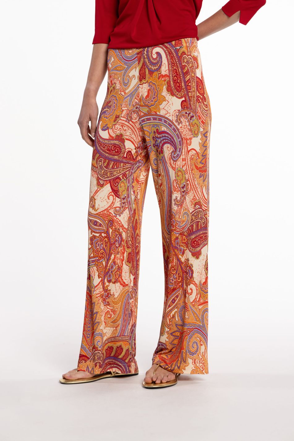 Printed Jersey Pants