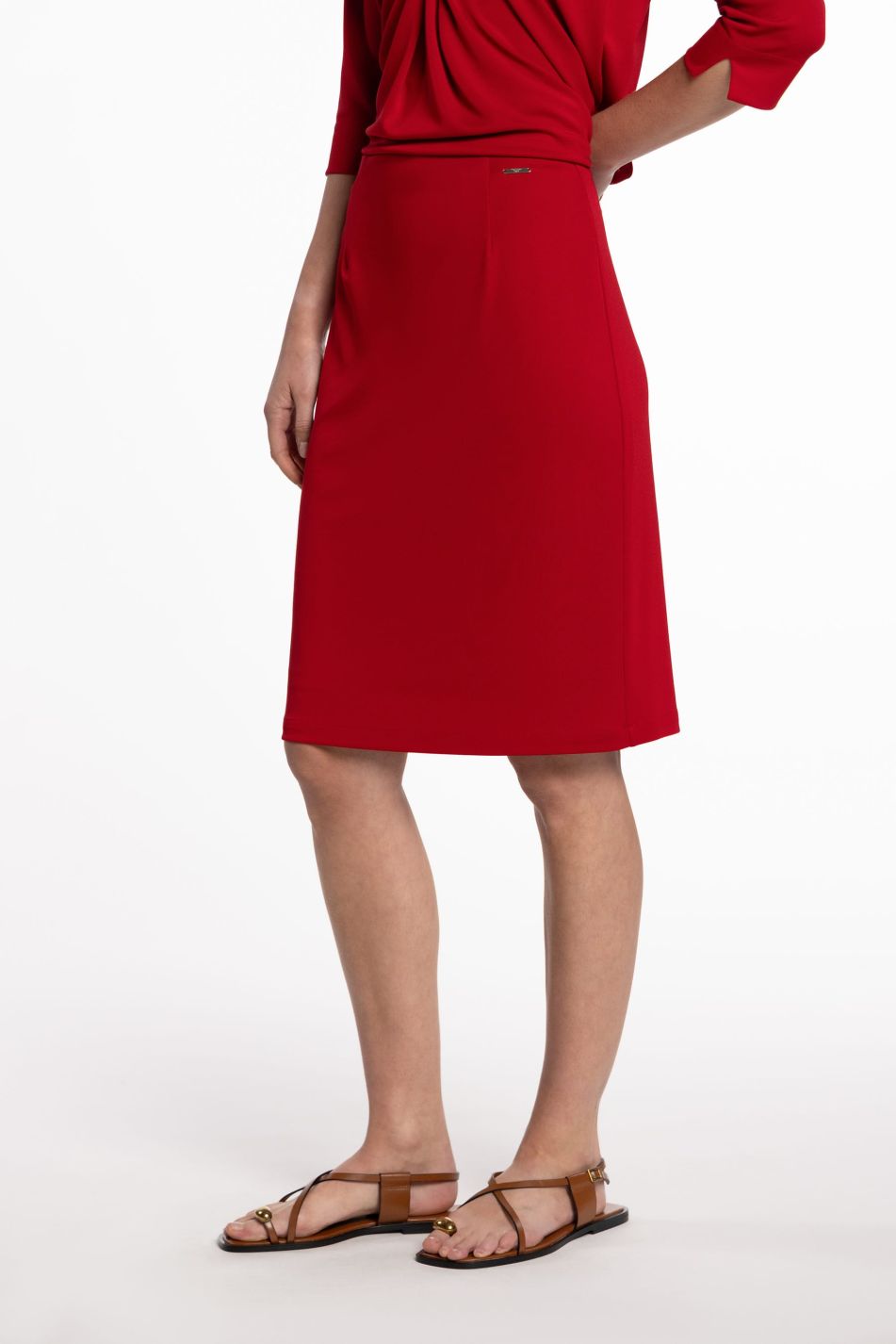 Pencil Skirt in Jersey Knit