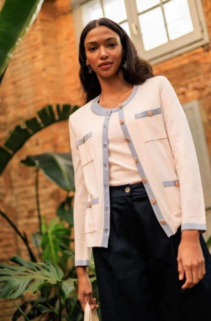 Conjunto de chaqueta de punto y suéter Naulover
