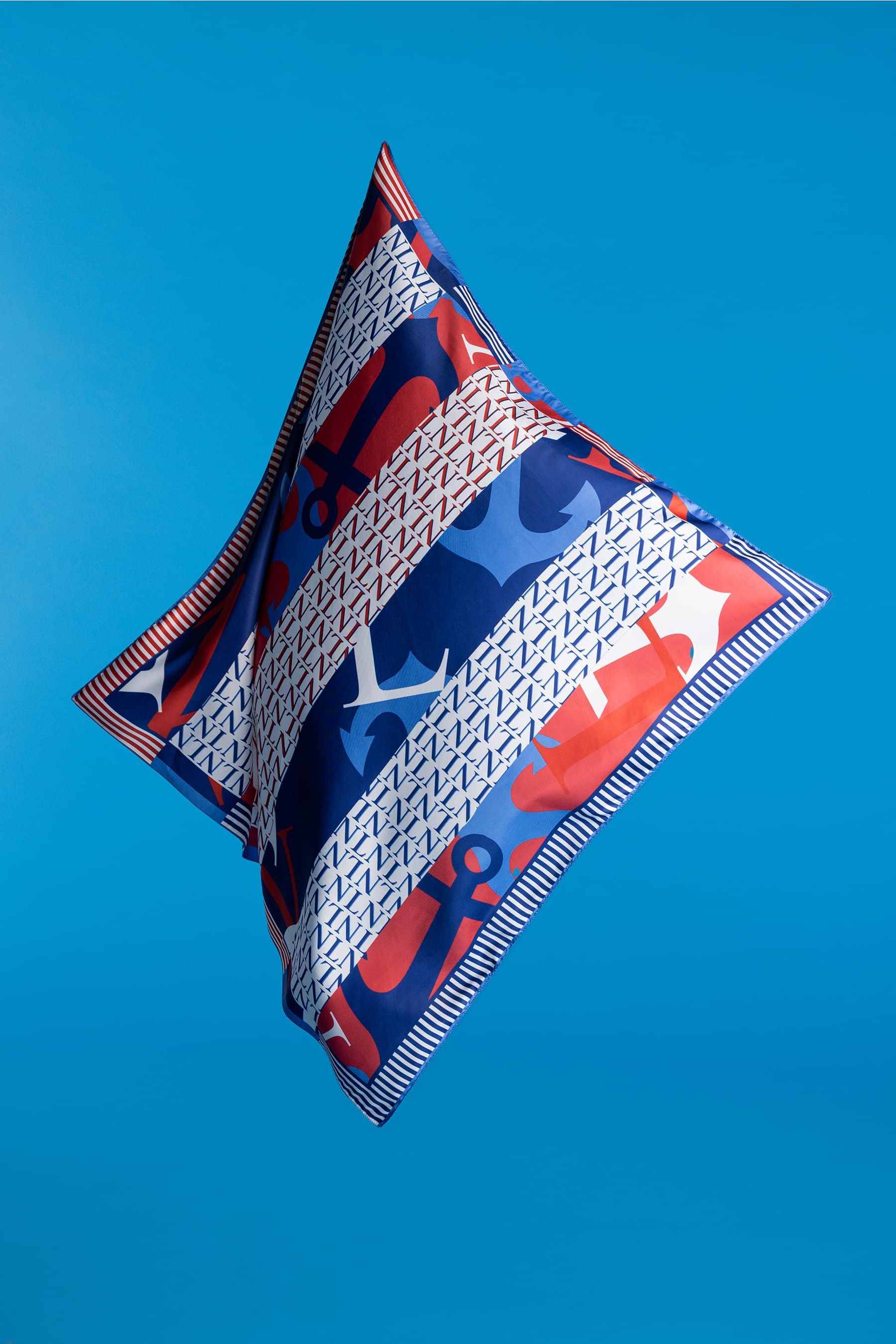 Pañuelo con estampado de anclas de Naulover